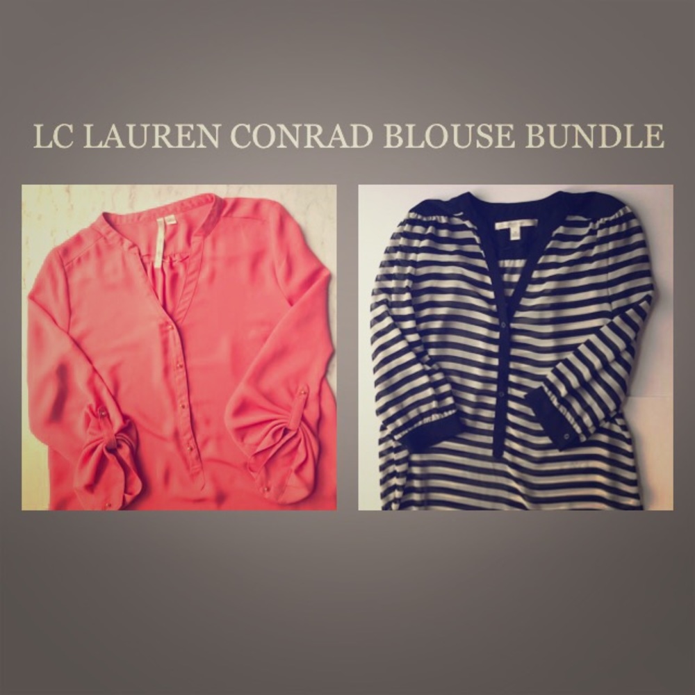 Set of 2 LC Lauren Conrad blouses